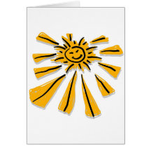 Happy Shiny Sun Card