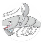 Happy Shrimp stickers
