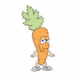 happy silly carrot cartoon cut outs