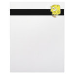 happy silly swiss cheese cartoon letterhead