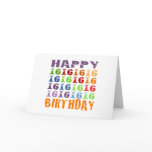 Happy Sixteenth Birthday! cards