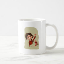 happy smile  Classic White Mug