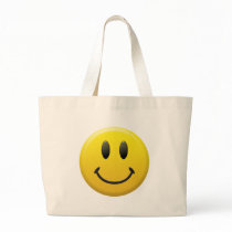 Happy Smiley Face Tote Bag