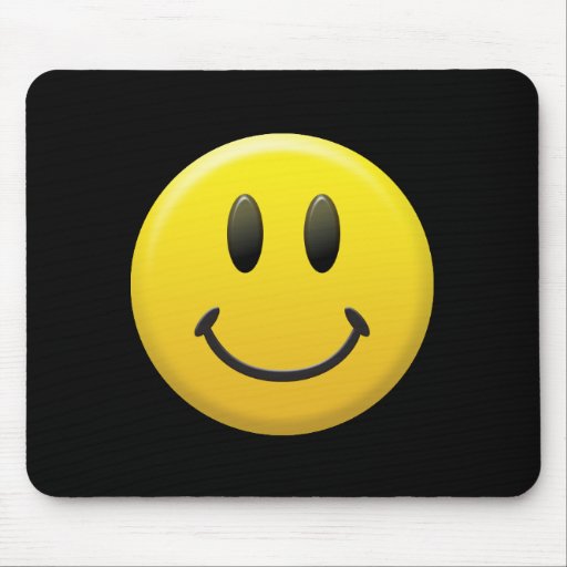 Happy Smiley Face Mousepads