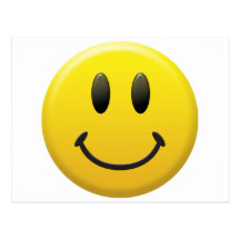 Happy Smiley Face Postcard