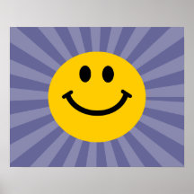 Happy Smiley Face Posters