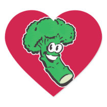 happy smiling broccoli sticker