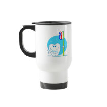 Happy Smiling Tooth With Toothbrush Mug