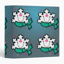 happy snowflakes photo binder