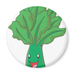Happy Spinach Vegetable Cartoon magnets