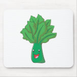 Happy Spinach Vegetable Cartoon mousepads