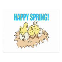 Happy Spring 2 Postcards