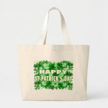 Happy St. Patrick’s Day Clover Field Bag