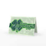 Happy St. Patrick’s Day Shamrock Grunge Card