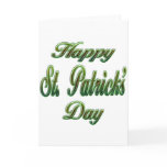 Happy St Patrick's Day3 Greeting Card