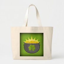 Happy St. Patrick's Day! Canvas Bags