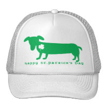 Happy St. Patrick's Day Dachshund Hats