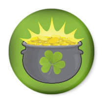 Happy St. Patrick's Day! Refrigerator Magnets