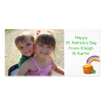 Happy St. Patrick's Day Photo Card