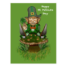 Happy St. Patrick's Day Postcard