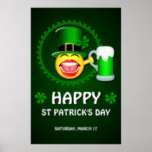 Happy St Patrick's Day Poster