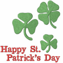 Happy St. Patricks Day T shirt Embroidered Polo Shirt