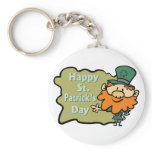 Happy St. Patrick's Leprechaun keychains