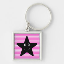 Happy Star Key Chain