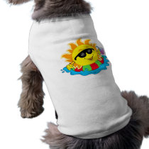 Happy Sun in the Pool