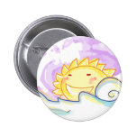 happy sun rise button