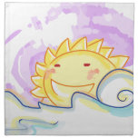 Happy sun rise napkin napkins