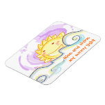 Happy sunrise smile premium magnet magnets