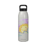Happy sunrise smiles with clouds bottle water bottles