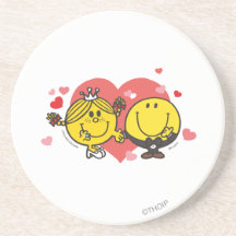 Happy Sunshine Wedding Beverage Coaster