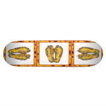 Happy Tappin' Hippy Feet Skateboard