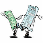 Happy Tax Refund Design Photo Cutout