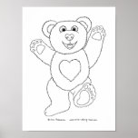 Happy Teddy Poster