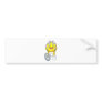 Happy Tennis Ball Bumper Sticker
