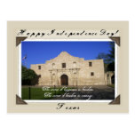 Happy Texas Independence Day-The Alamo, TX Postcard
