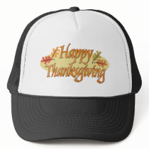 Happy Thanksgiving Autumn Leaves