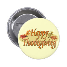 Happy Thanksgiving button