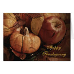 Happy Thanksgiving Centerpiece Blessing Card