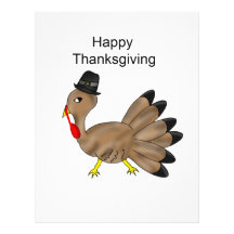 Happy Thanksgiving Custom Letterhead