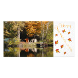Happy Thanksgiving/Fall Photo Greeting Card