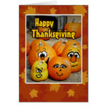 Happy Thanksgiving From All of Us-Silly Pumpkins Greeting Cards