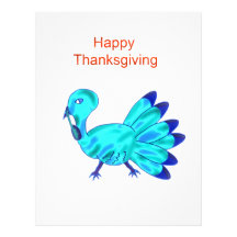 Happy Thanksgiving gobble! Custom Letterhead
