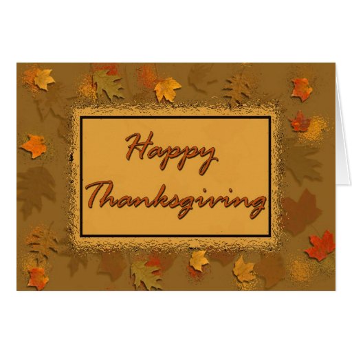 Happy Thanksgiving Greeting Cards