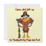Happy Thanksgiving Holiday Turkey Invitations