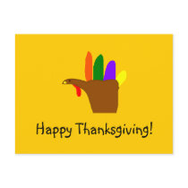 Happy Thanksgiving! - postcard