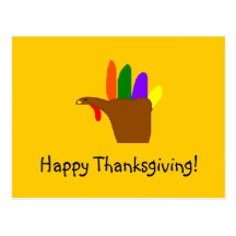 Happy Thanksgiving! - postcard